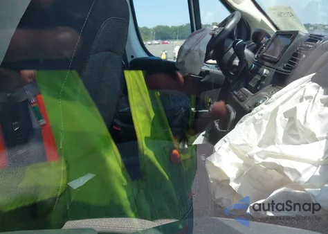 2024 Ram Promaster 2500 Tradesman High Roof 159 Wb W/Pass Seat from USA, damaged, VIN 3C6LRVDGXRE106300